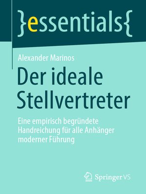 cover image of Der ideale Stellvertreter